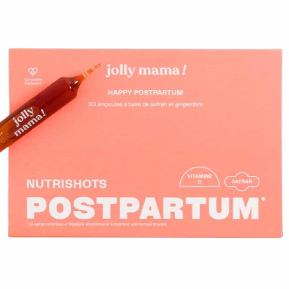 jolly mama – happy postpartum 20 ampoules nutishots postpartum