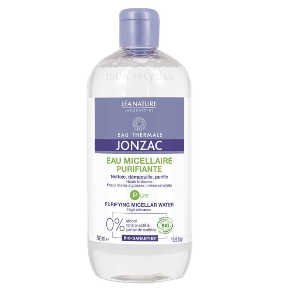 jonzac – pure eau micellaire purifiante bio – 500ml