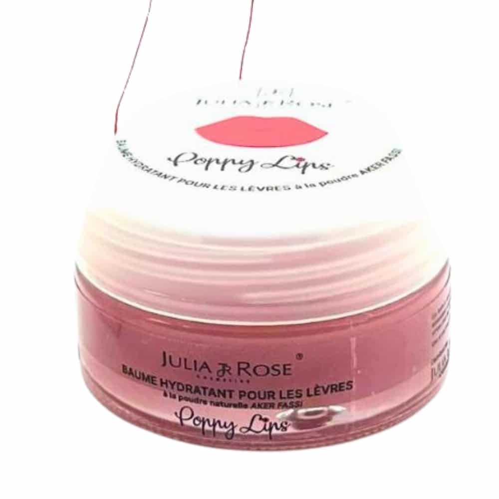 julia et rose – poppy lips baume hydratant levres – 15g