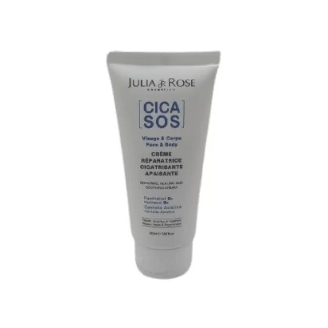 julia et rose – cica sos creme reparatrice cicatrisante apaisante+b5 – 50ml