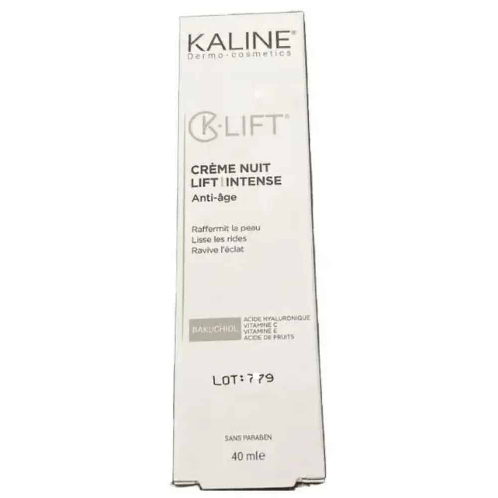 kaline – k lift creme nuit lift intense – 40ml