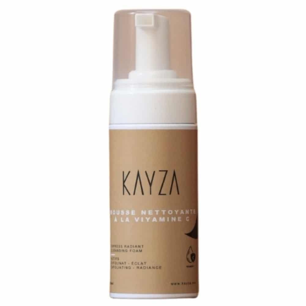 kayza – mousse nettoyante vitamine c – 125ml