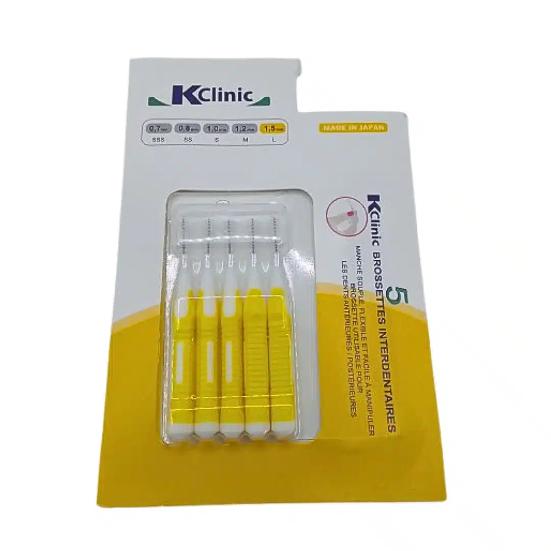 kin – clinic brossettes interdentaire 1.5mm – 5unites