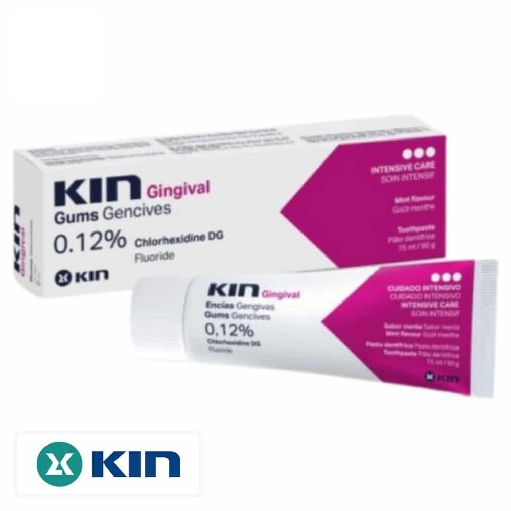kin – gingival dentifrice gencives 0,12% chlorhexidine soin intensif – 75ml
