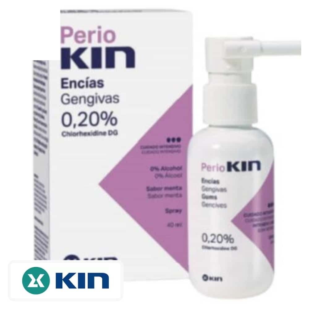 kin – perio gencives gingivales spray buccal 0,2% chlorhexidine soin intensif – 40ml