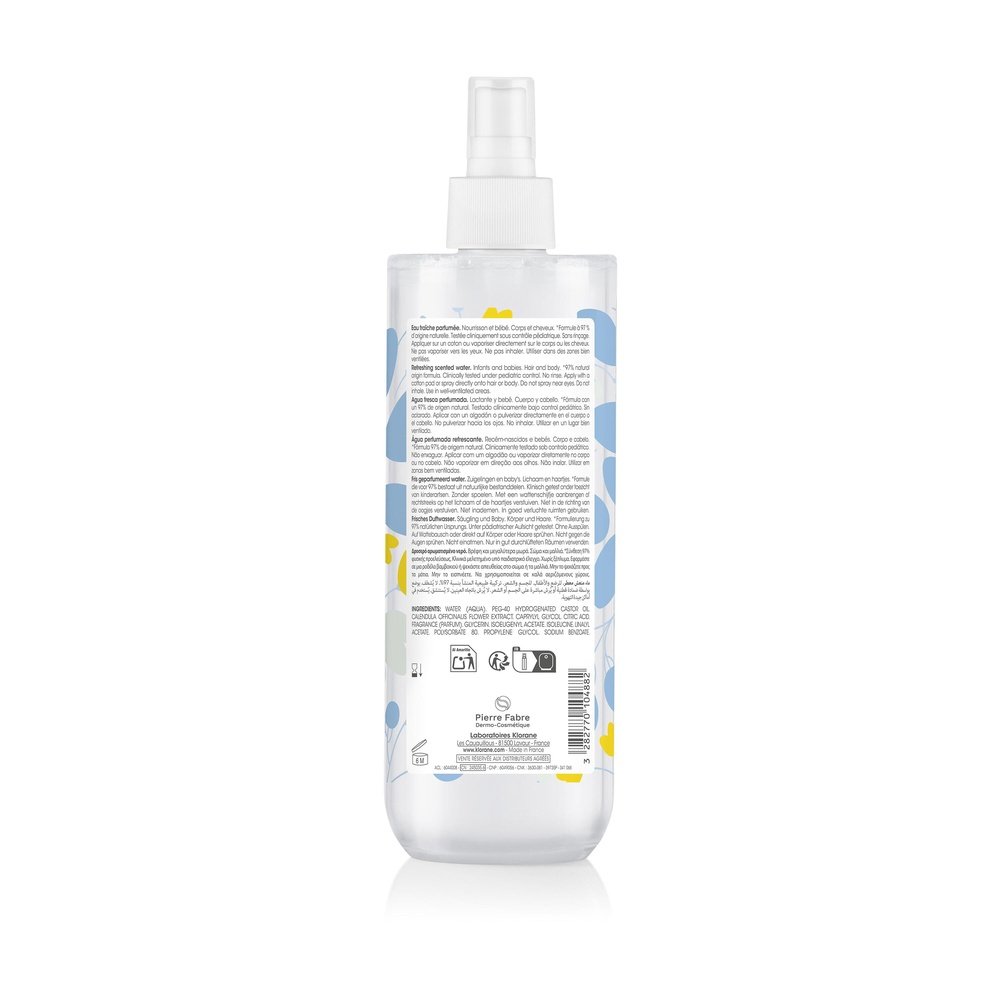 klorane – bebe eau fraiche parfumee – 500ml klorane – bebe eau fraiche parfumee – 500ml