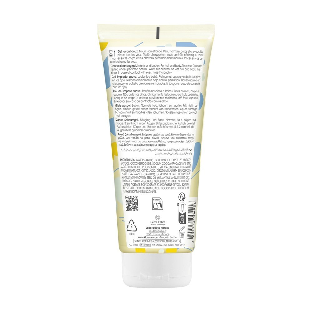 klorane – bebe gel lavant doux – 200ml klorane – bebe gel lavant doux – 200ml