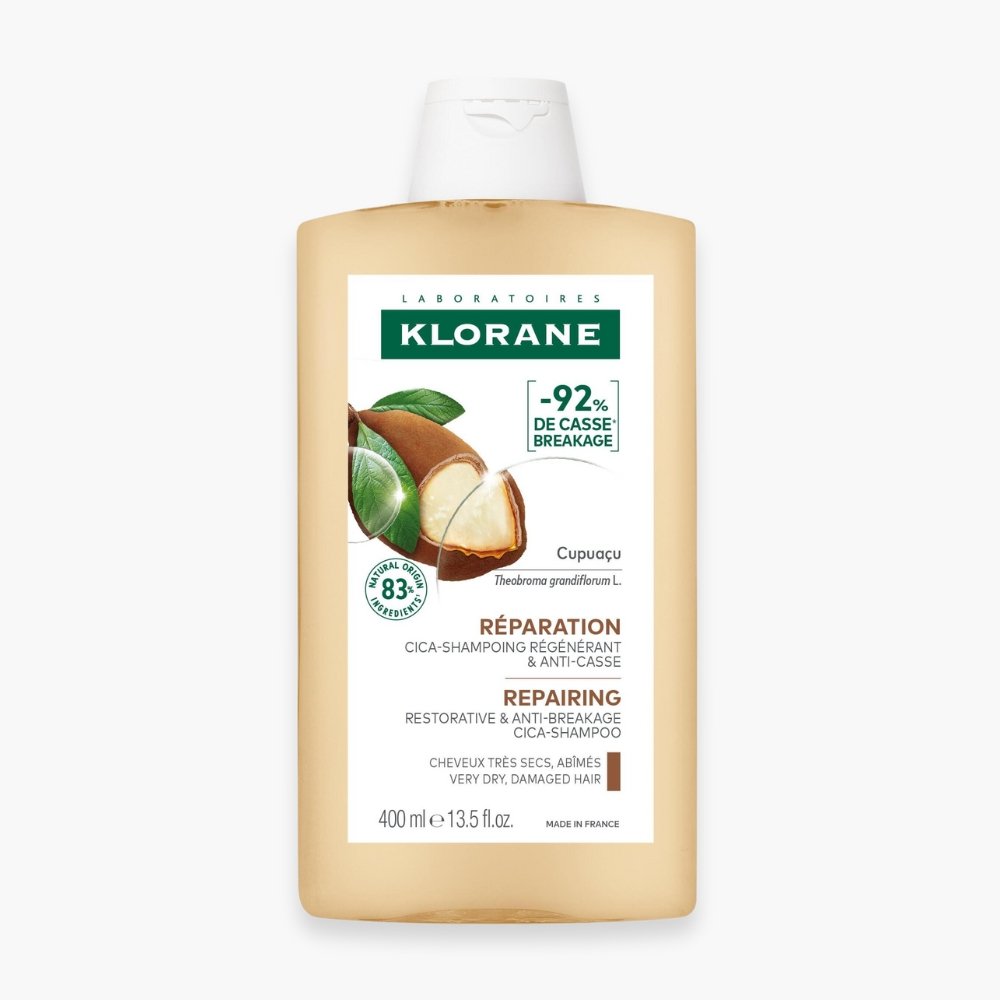 klorane – cupuacu bio shampoing reparation – 400ml