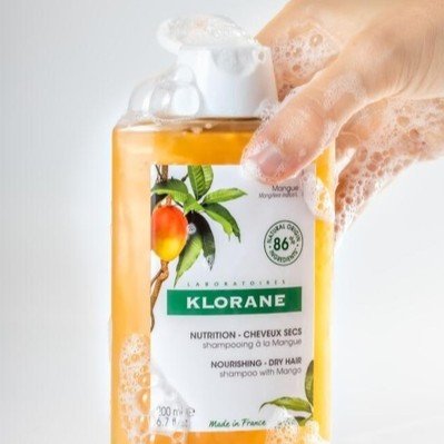 klorane – mangue shampoing nutrition cheveux secs – 400ml klorane – mangue shampoing nutrition cheveux secs – 400ml