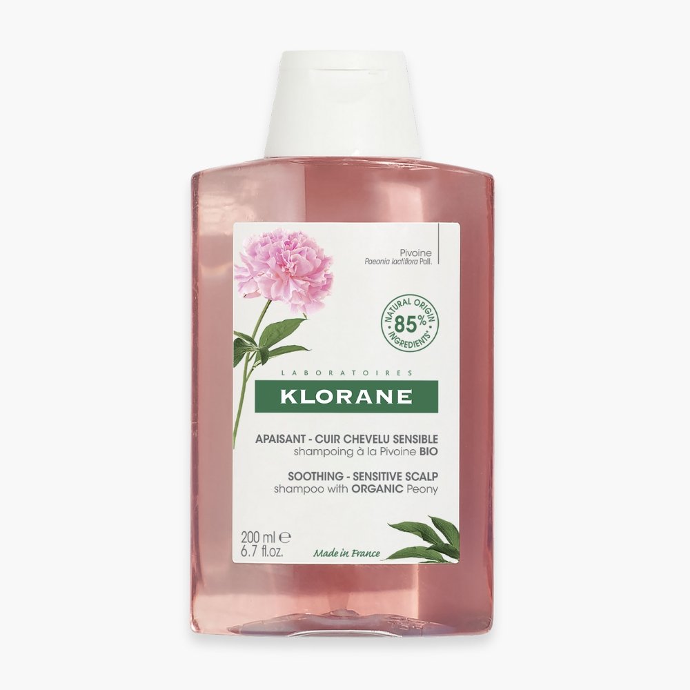klorane – pivoine bio shampoing apaisant – 200ml