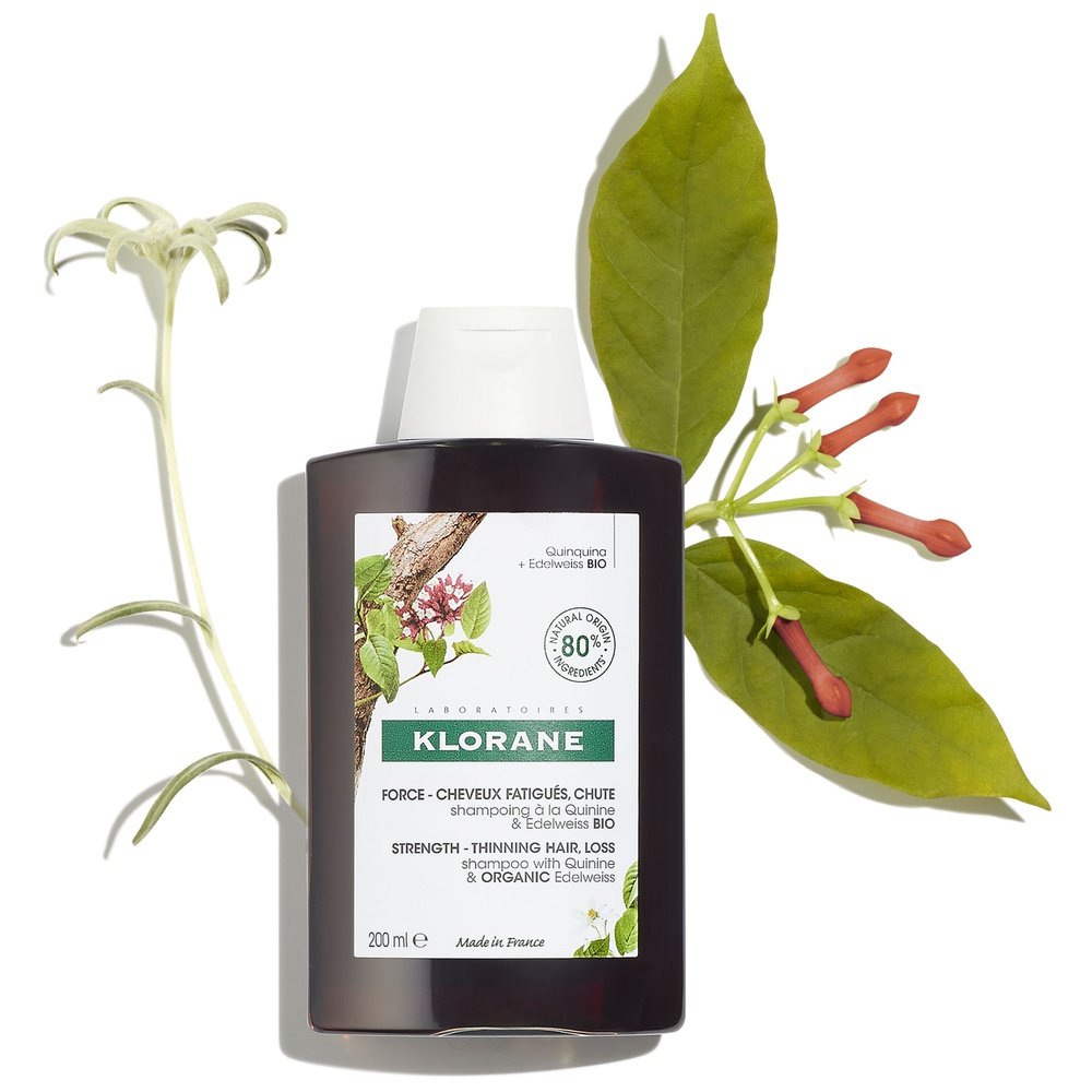 klorane – quinine et edelweiss bio shampoing force – 200ml klorane – quinine et edelweiss bio shampoing force – 200ml