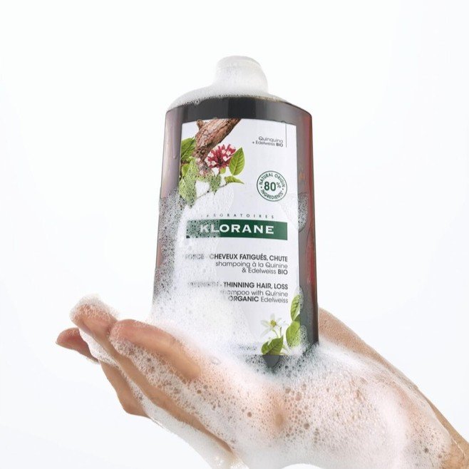 klorane – quinine et edelweiss bio shampoing force – 400ml klorane – quinine et edelweiss bio shampoing force – 400ml