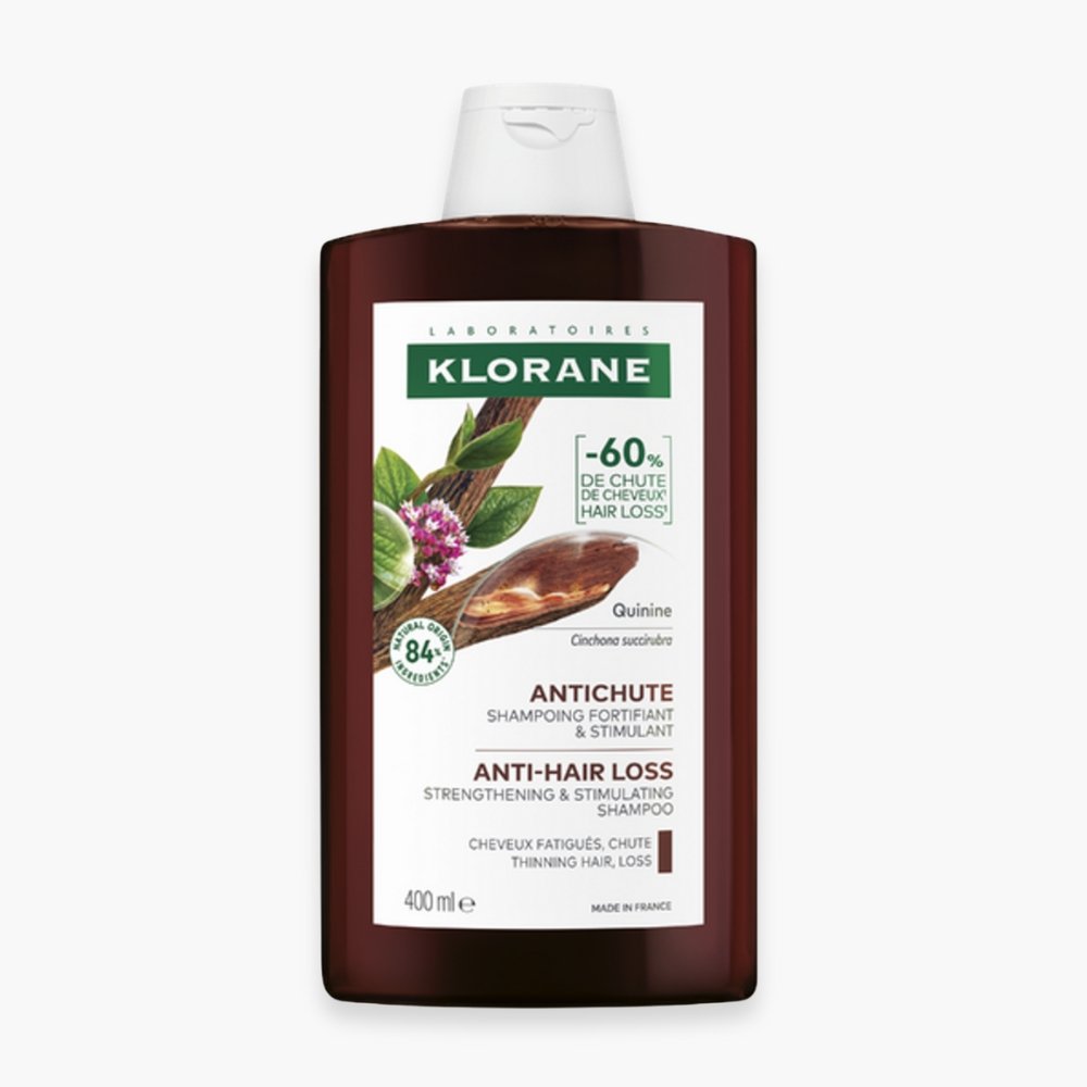 klorane – quinine et edelweiss bio shampoing force – 400ml