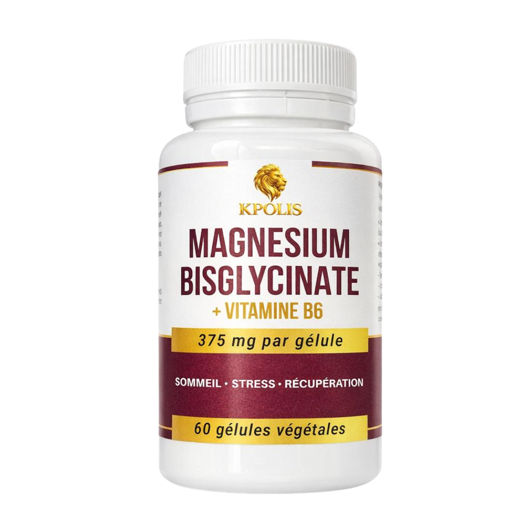 kpolis – magnesium bisglycinate vitamine b6 60 gelules