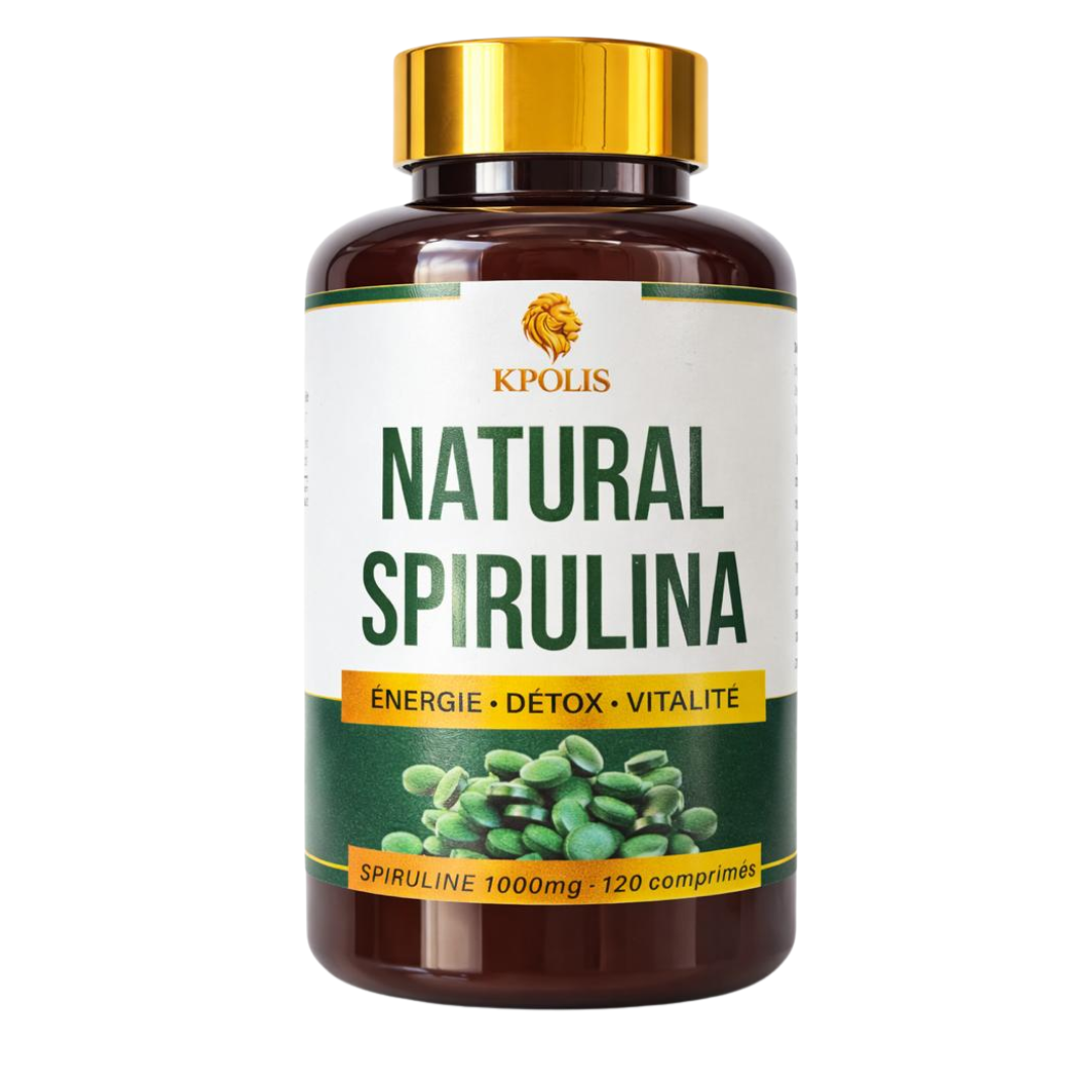 kpolis – natural spirulina 120 comprimes