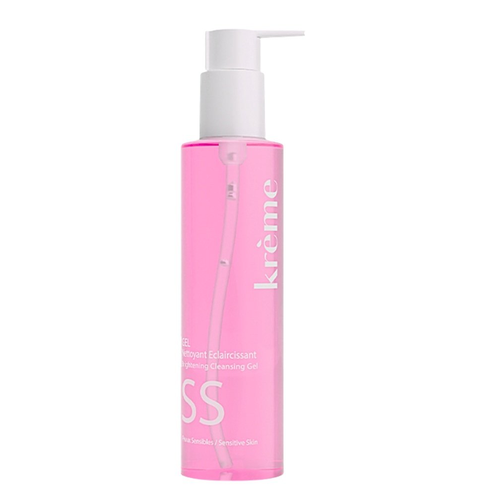 kreme – gel nettoyant eclaircissante peaux sensibles – 200ml