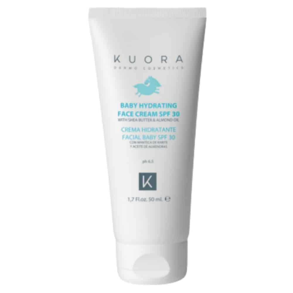 kuora – baby hydrating face cream spf30 – 50ml