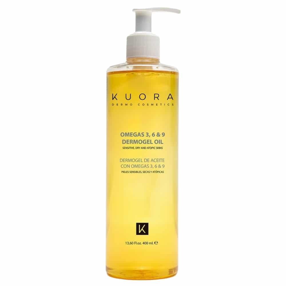 kuora – (body line) huile dermo gel omegas 3, 6 et 9 – 400ml