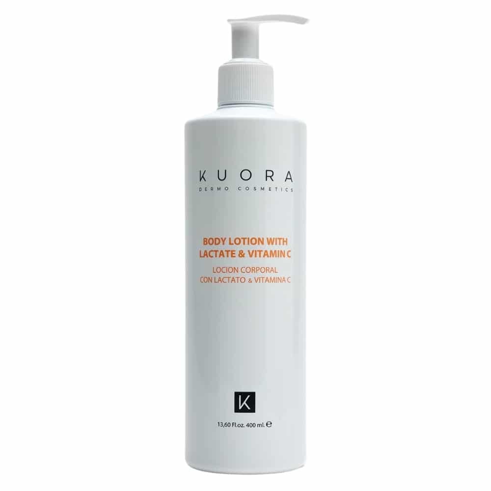 kuora – (body line) lotion corporelle vitamine c et lactate – 400ml
