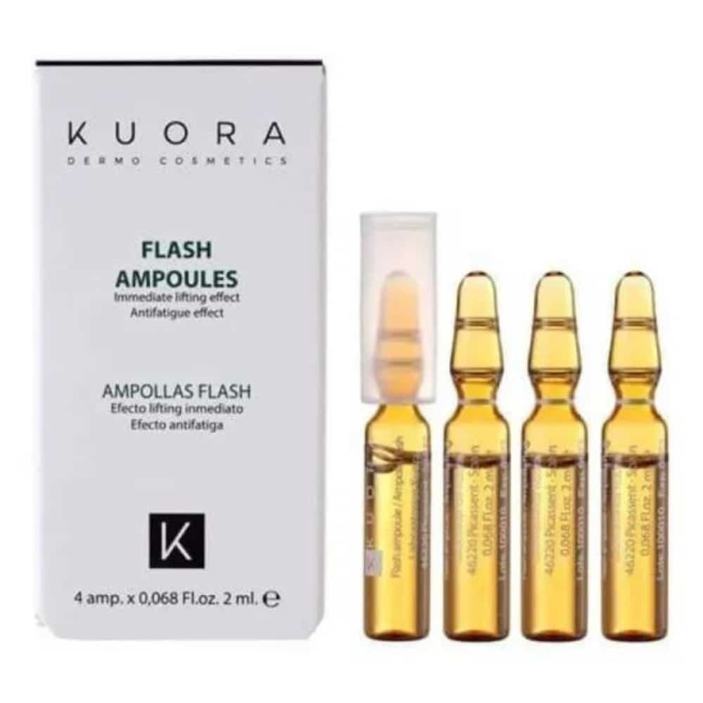 kuora – (facial line) ampoules flash effet lifting immediat – 4x – 2ml