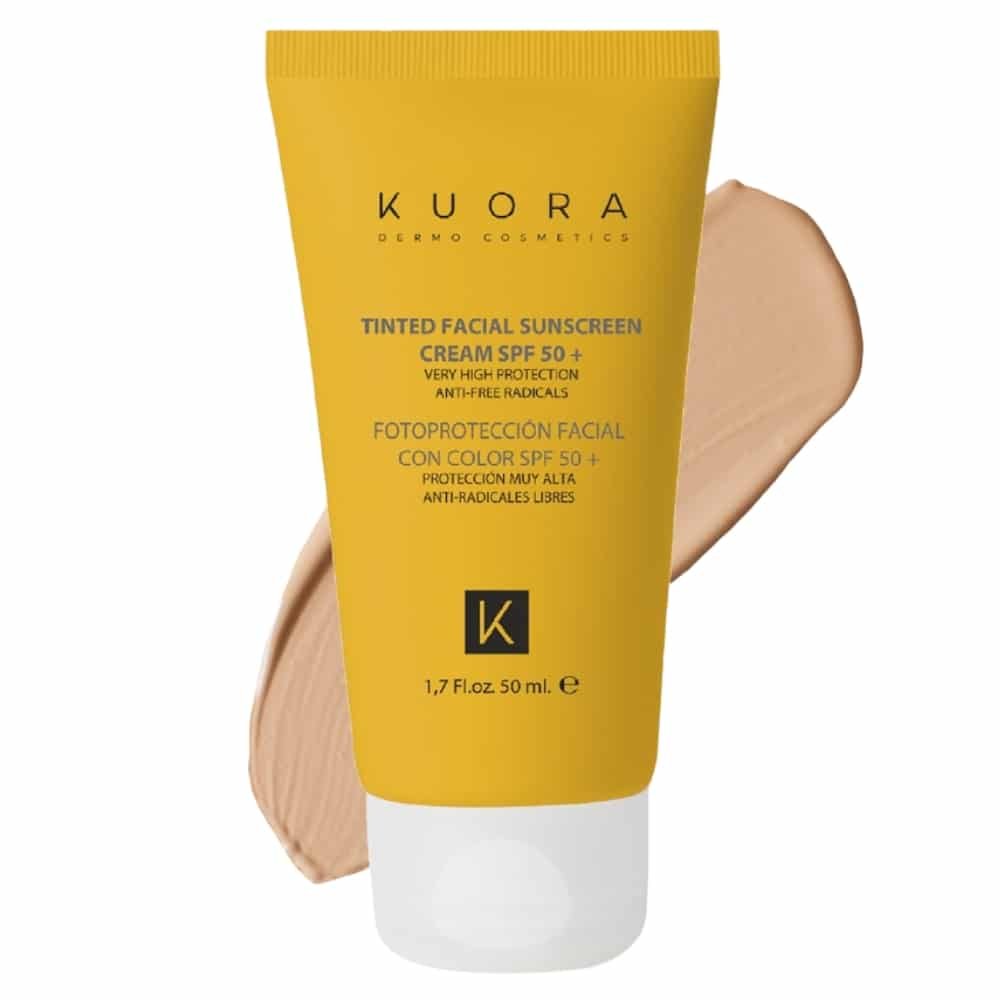 kuora – (solar line) creme solaire teintee spf50+ – 50ml