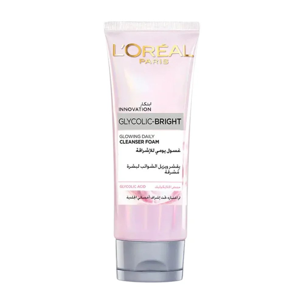 l’oreal paris – glucolic bright foam cleanser – 100ml
