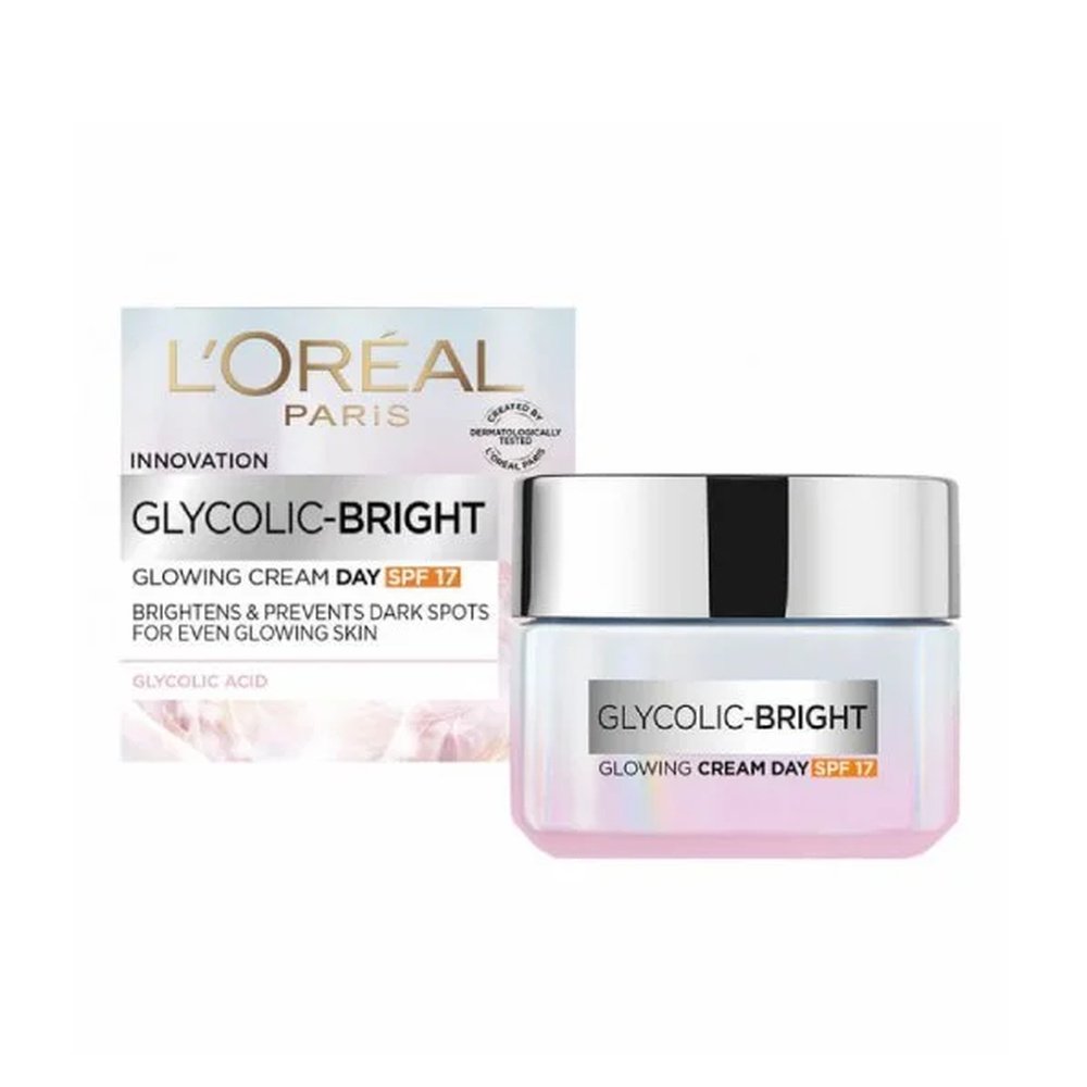 l’oreal paris – glycolic bright creme de jour spf17 – 50ml