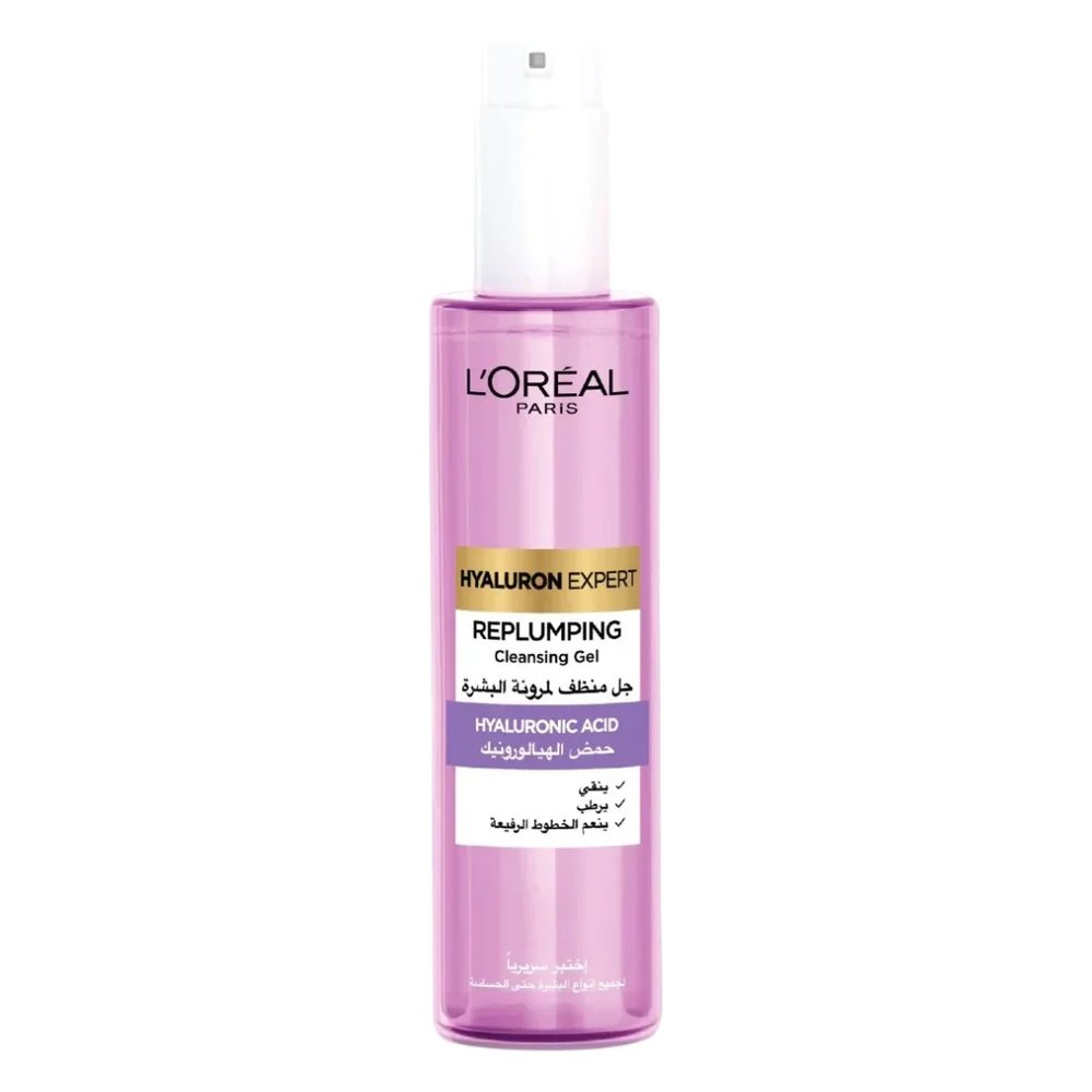 l’oreal paris – hyaluron replumping gel nettoyant – 150ml