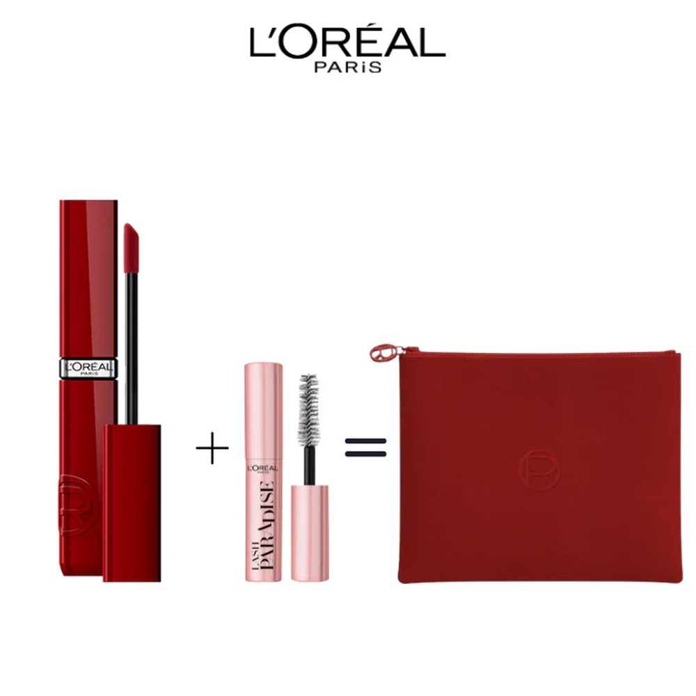 l’oreal paris – ilr 520 berry bordeau +mini paradise+pouch