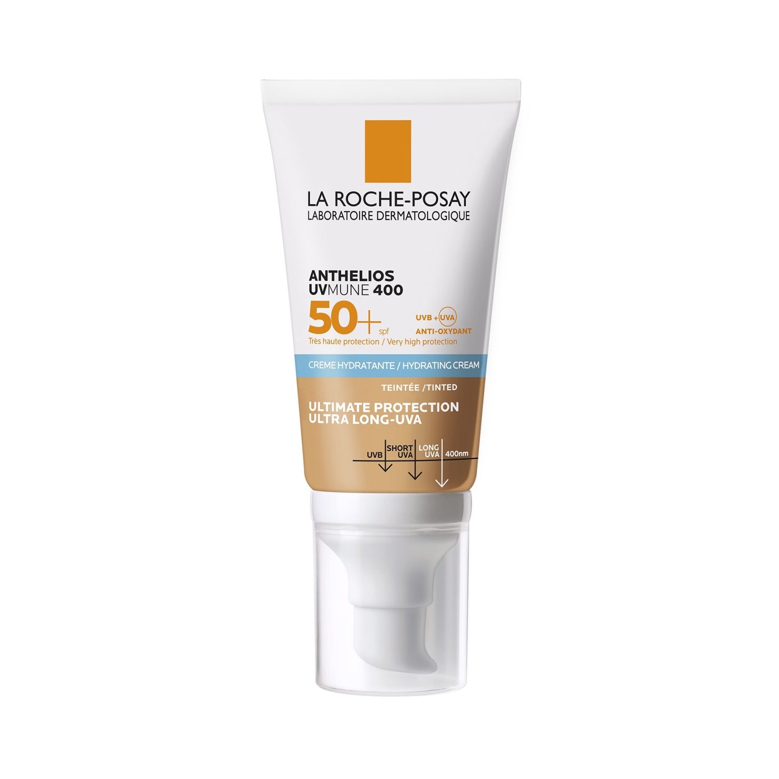 la roche posay – anthelios uvmune 400 crème solaire teintée | peaux sensibles normales À sèches | 50ml