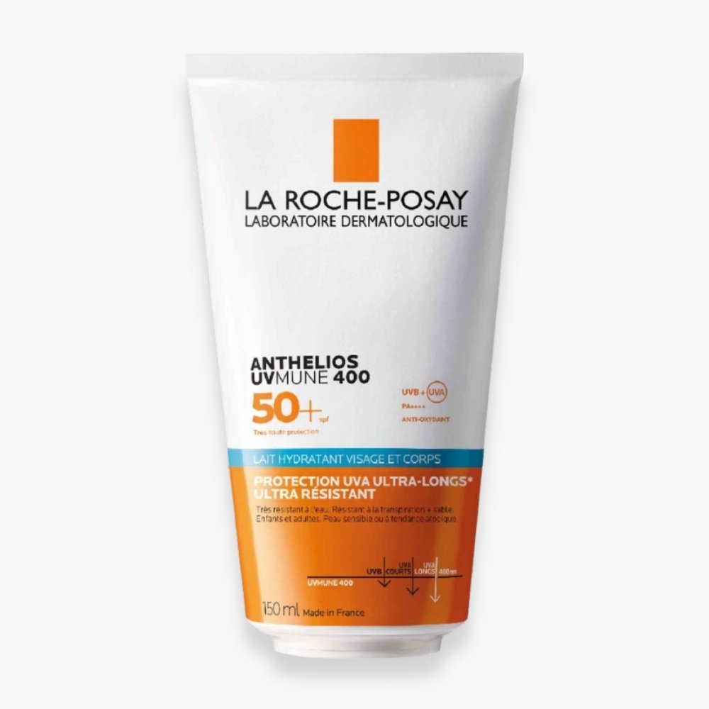 la roche posay – anthelios uvmune 400 lait solaire hydratant visage et corps spf50+ – 150ml