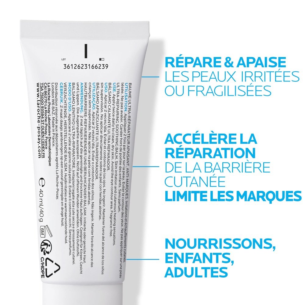 la roche posay – cicaplast baume b5+ baume reparateur apaisant – 40ml la roche posay – cicaplast baume b5+ baume reparateur apaisant – 40ml