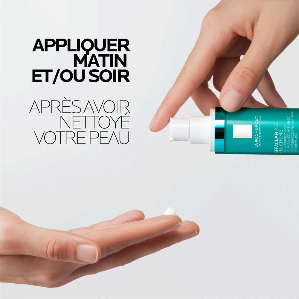 la roche posay – effaclar a.z. gel creme anti imperfections – 40ml la roche posay – effaclar a.z. gel creme anti imperfections – 40ml