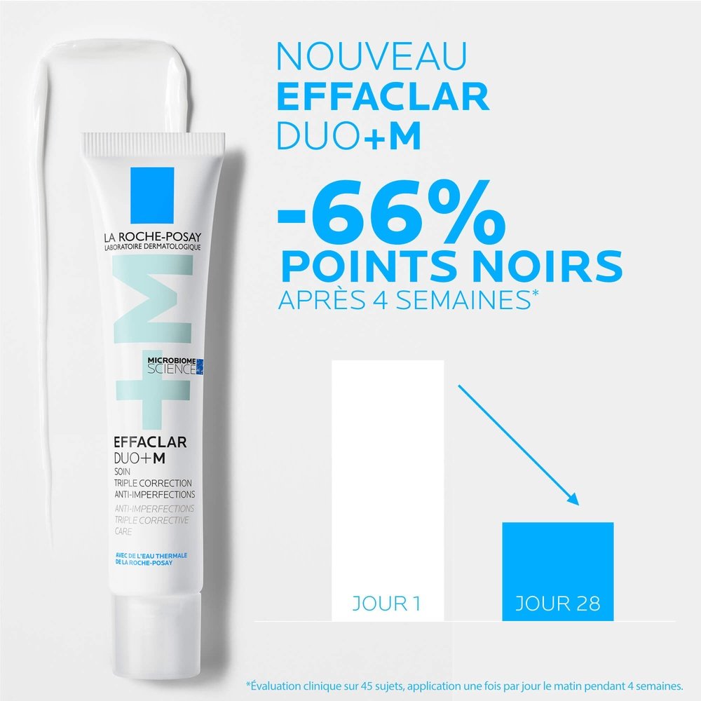 la roche posay – effaclar duo(+) soin triple correcteur anti imperfections – 40ml la roche posay – effaclar duo(+) soin triple correcteur anti imperfections – 40ml