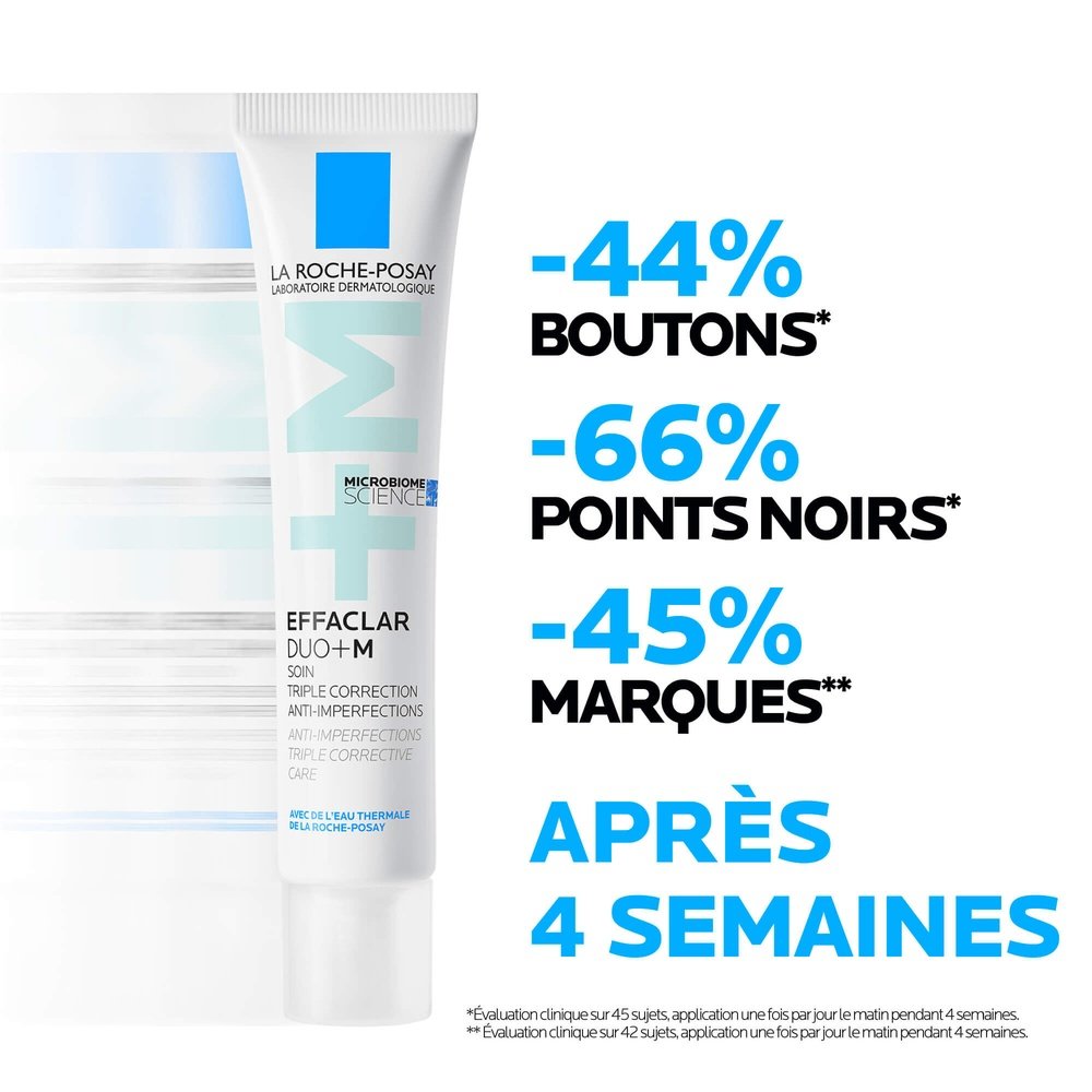 la roche posay – effaclar duo(+) soin triple correcteur anti imperfections – 40ml la roche posay – effaclar duo(+) soin triple correcteur anti imperfections – 40ml