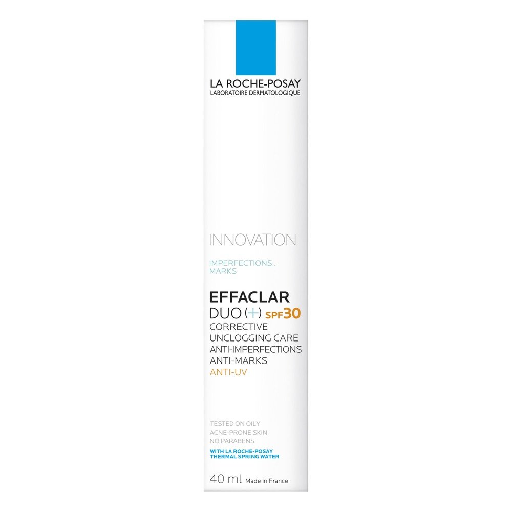 la roche posay – effaclar duo(+) spf30 soin anti imperfections – 40ml la roche posay – effaclar duo(+) spf30 soin anti imperfections – 40ml