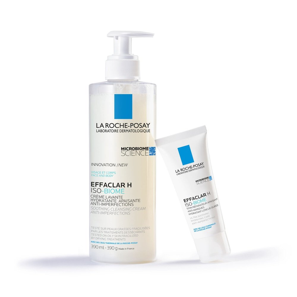 la roche posay – effaclar h iso biome creme lavante hydratante apaisante – 390ml la roche posay – effaclar h iso biome creme lavante hydratante apaisante – 390ml