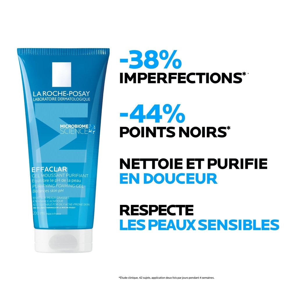 la roche posay – effaclar +m gel moussant purifiant – 200ml la roche posay – effaclar +m gel moussant purifiant – 200ml