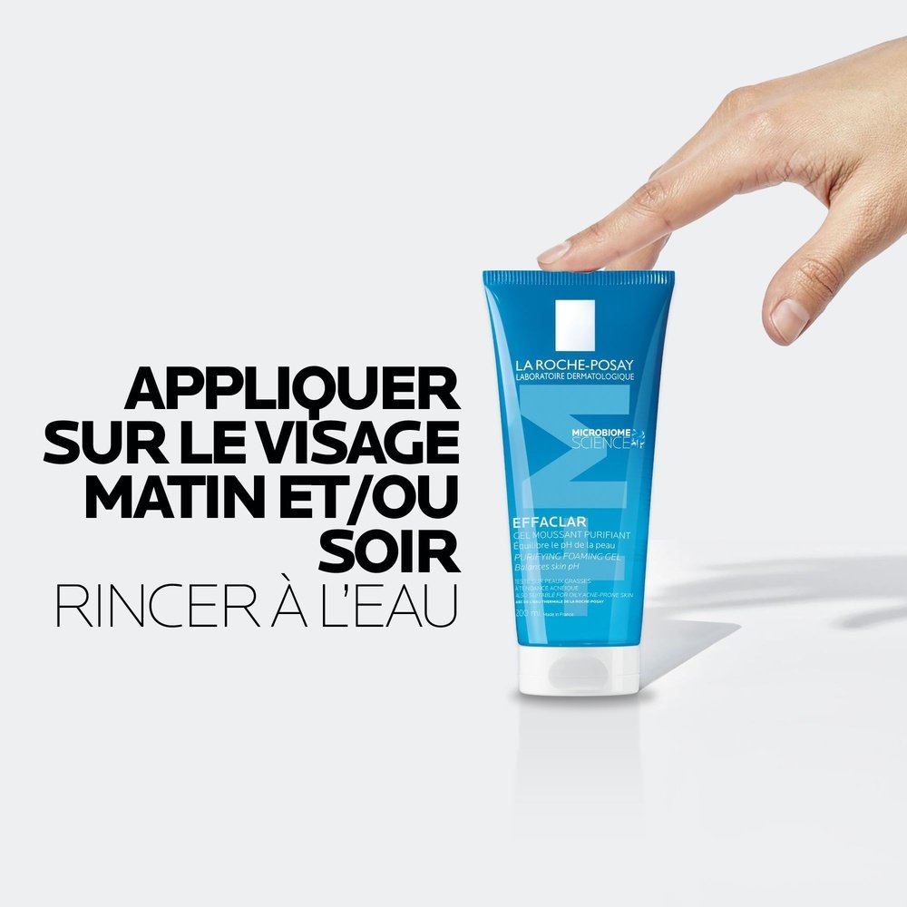 la roche posay – effaclar +m gel moussant purifiant – 200ml la roche posay – effaclar +m gel moussant purifiant – 200ml