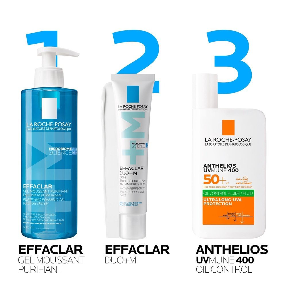 la roche posay – effaclar +m gel moussant purifiant – 400ml la roche posay – effaclar +m gel moussant purifiant – 400ml