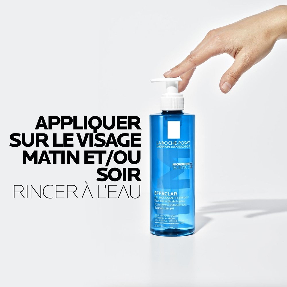 la roche posay – effaclar +m gel moussant purifiant – 400ml la roche posay – effaclar +m gel moussant purifiant – 400ml