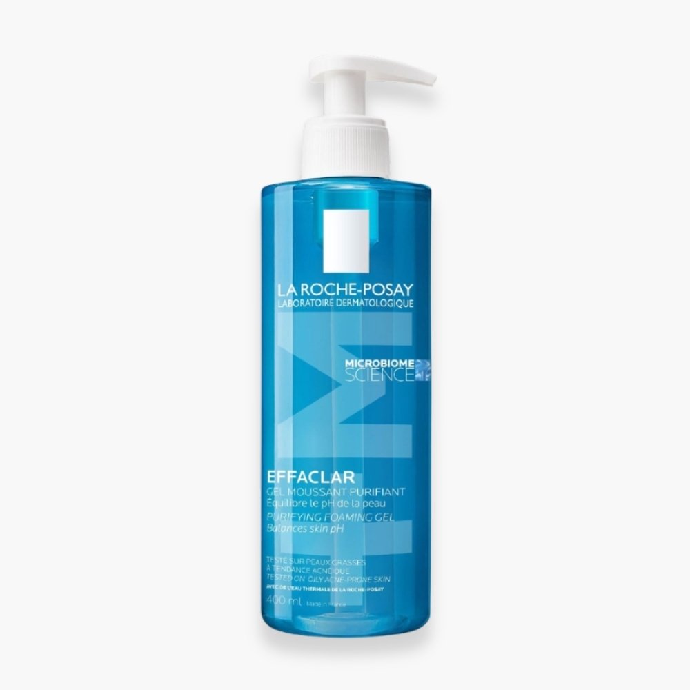 la roche posay – effaclar +m gel moussant purifiant – 400ml