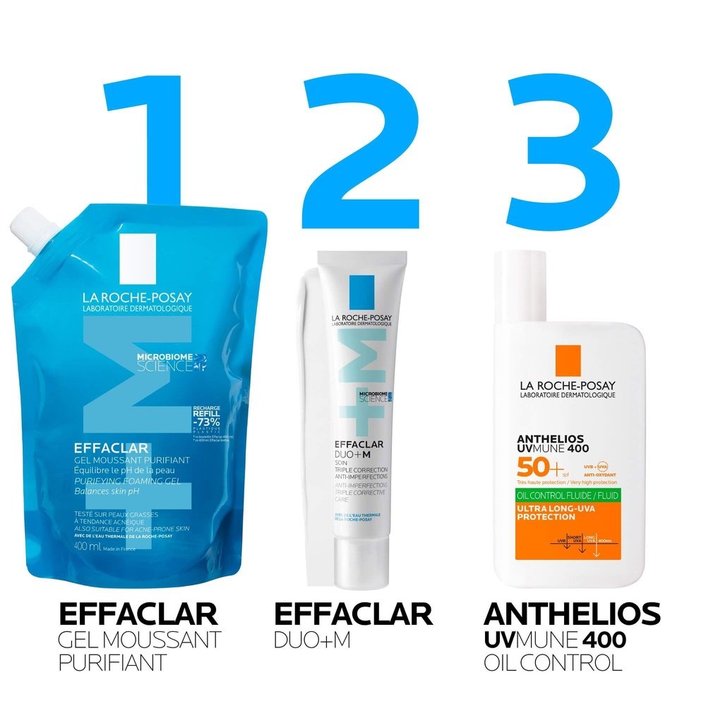 la roche posay – effaclar +m gel moussant purifiant ecorecharge – 400ml la roche posay – effaclar +m gel moussant purifiant ecorecharge – 400ml