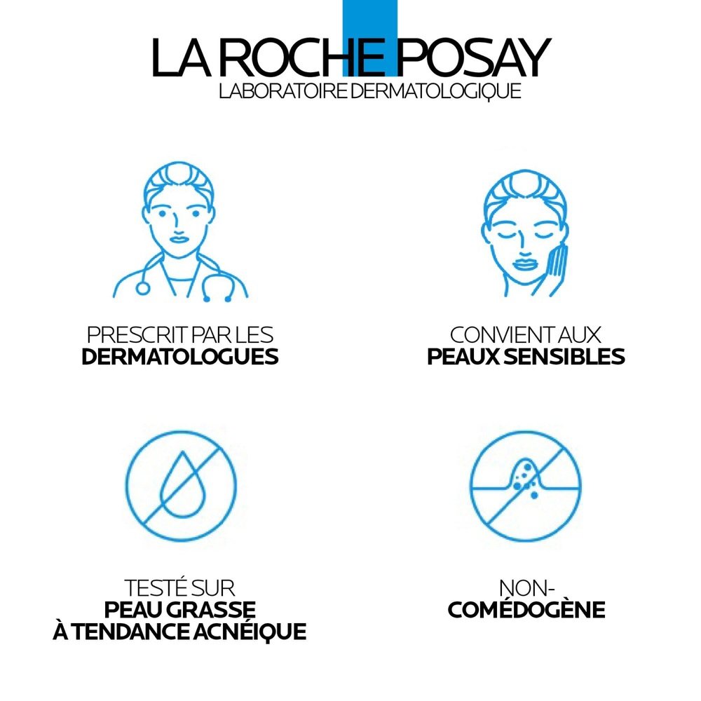 la roche posay – effaclar mat+ hydratant sebo regulateur – 40ml la roche posay – effaclar mat+ hydratant sebo regulateur – 40ml