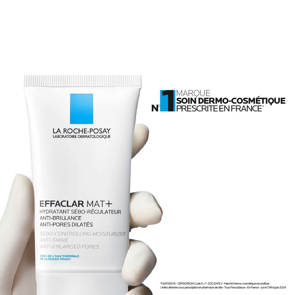 la roche posay – effaclar mat+ hydratant sebo regulateur – 40ml la roche posay – effaclar mat+ hydratant sebo regulateur – 40ml