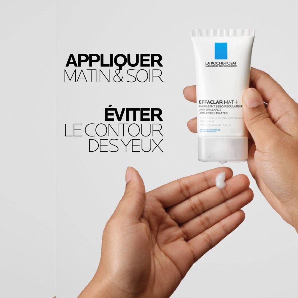 la roche posay – effaclar mat+ hydratant sebo regulateur – 40ml la roche posay – effaclar mat+ hydratant sebo regulateur – 40ml
