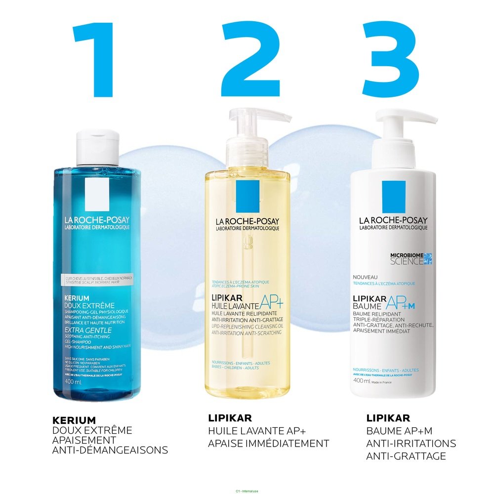 la roche posay – kerium doux extreme shampoing gel physiologique – 400ml la roche posay – kerium doux extreme shampoing gel physiologique – 400ml