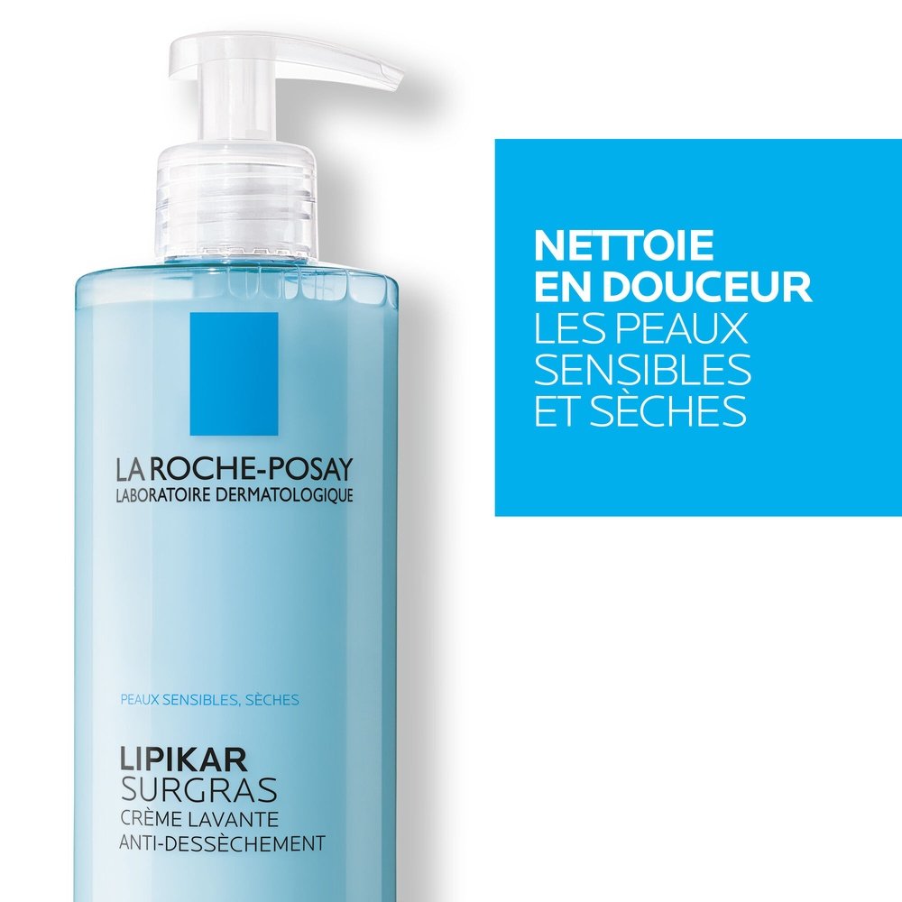 la roche posay – lipikar surgas creme lavante – 400ml la roche posay – lipikar surgas creme lavante – 400ml