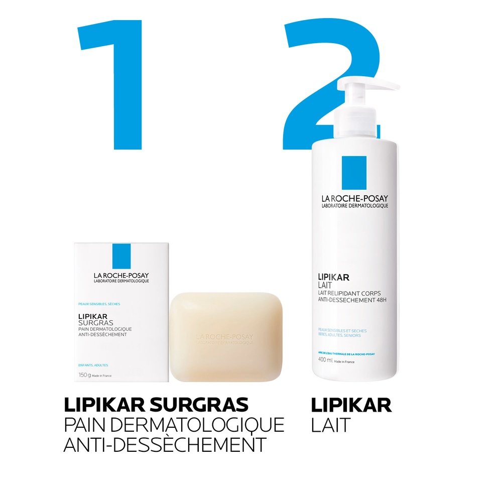 la roche posay – lipikar surgras pain dermatologique – 150g la roche posay – lipikar surgras pain dermatologique – 150g