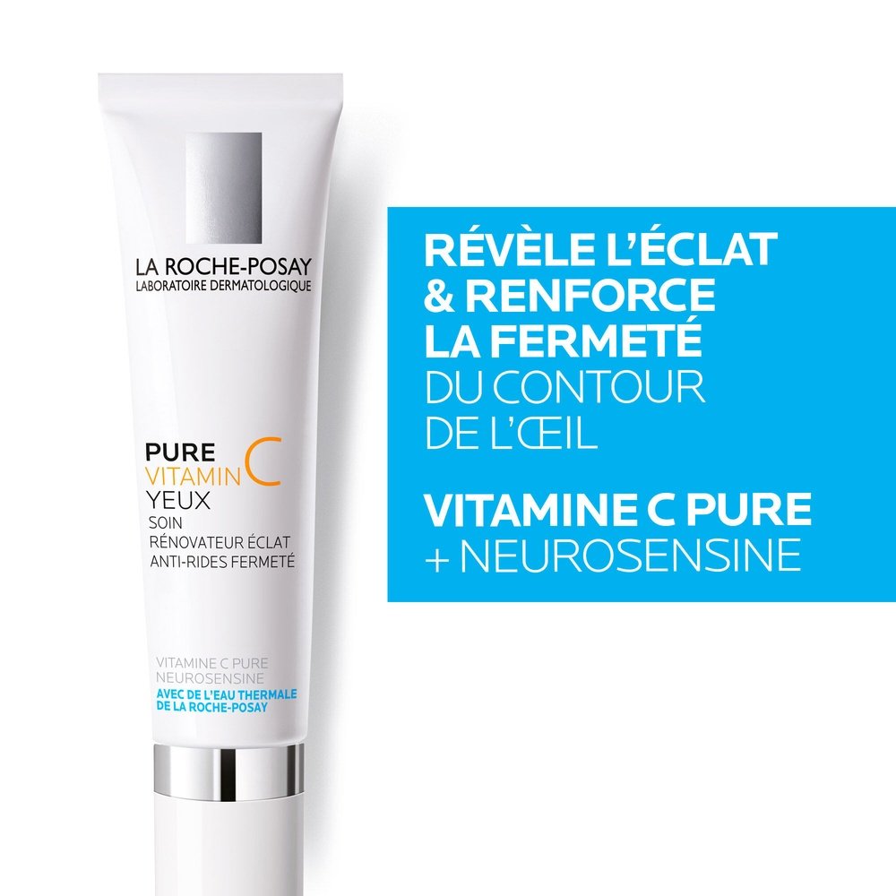 la roche posay – pure vitamin c yeux soin renovateur eclat – 15ml la roche posay – pure vitamin c yeux soin renovateur eclat – 15ml
